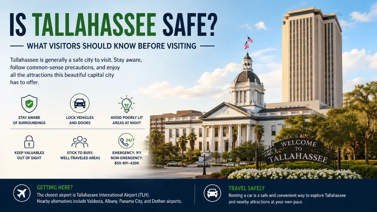Is Tallahassee Safe? What Visitors Should Know Before Visiting