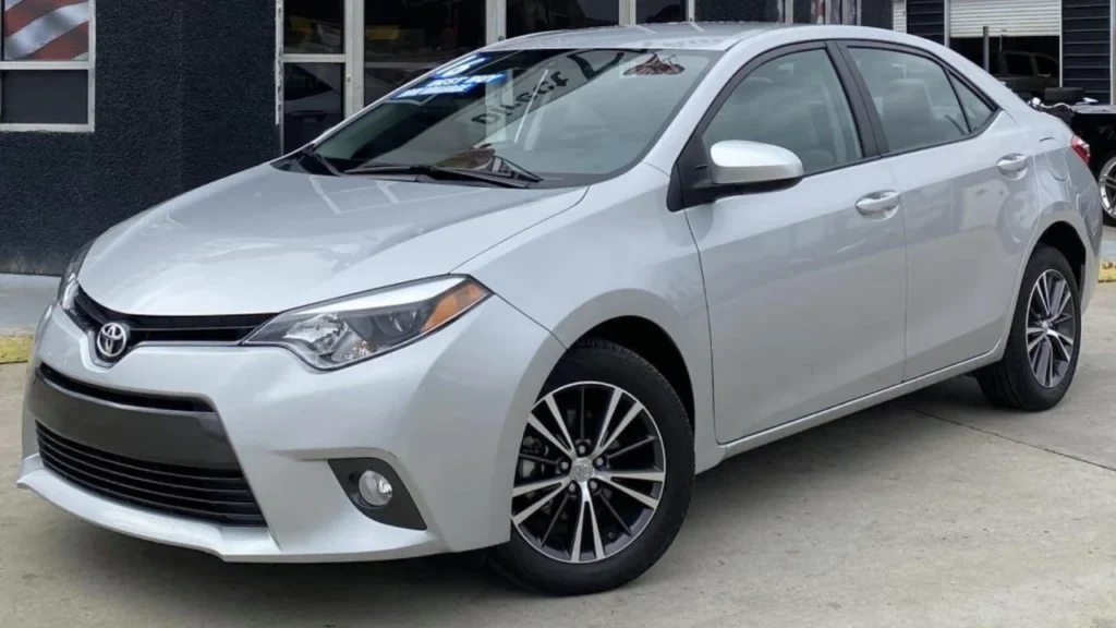 Silver Compact Car Exterior