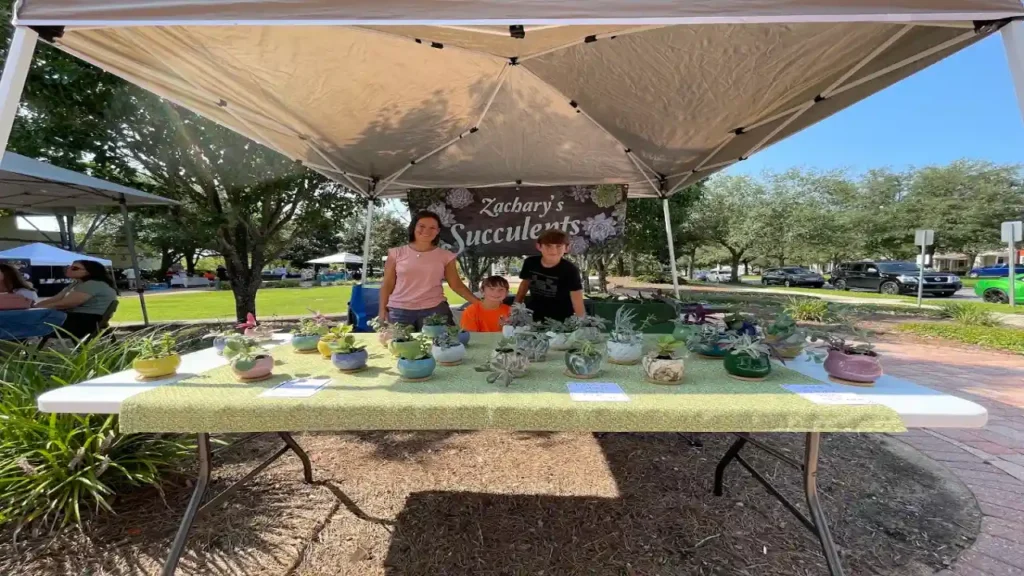 Southwood Street Market succulent vendor