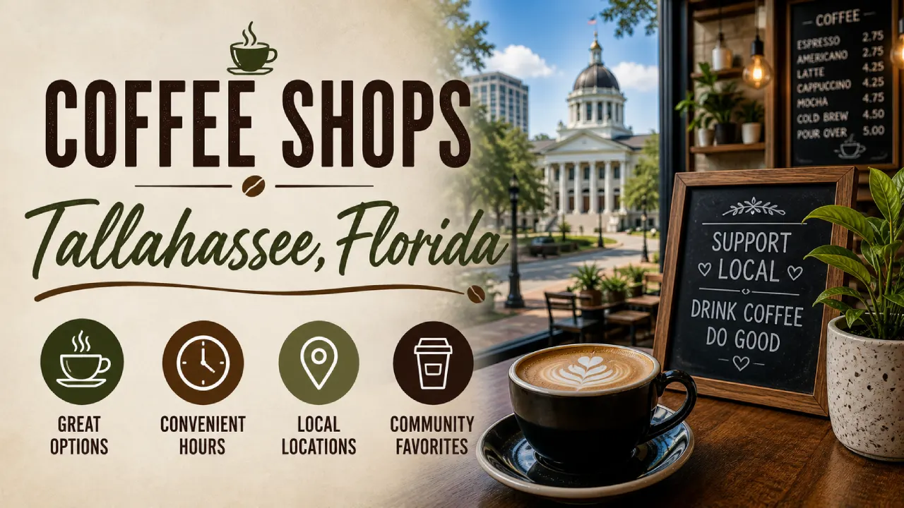 Coffee Shops in Tallahassee, Florida: Options, Hours, and Locations